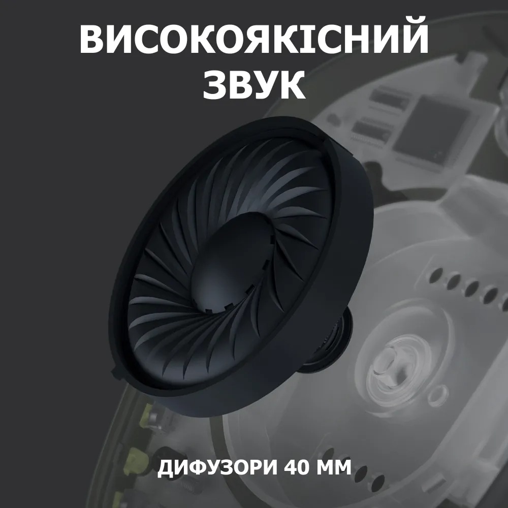 Bluetooth-гарнітура Logitech G435 Wireless Black (981-001050)